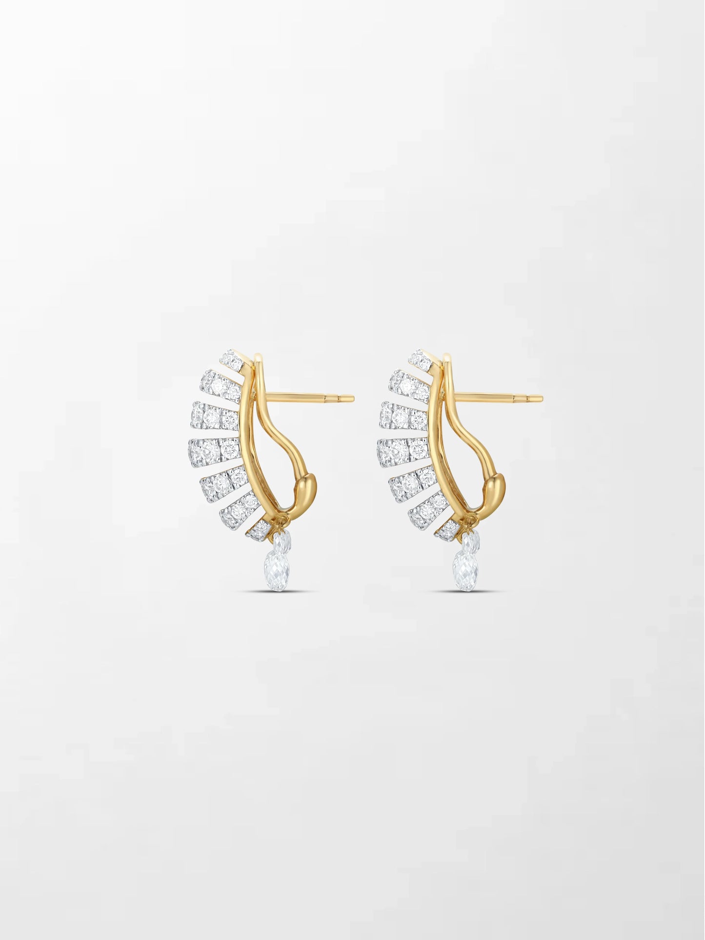 Grid Diamond Earring