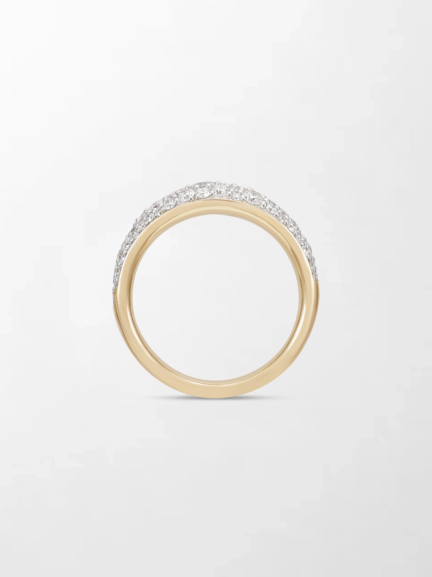 Sleek Pave Diamond Band