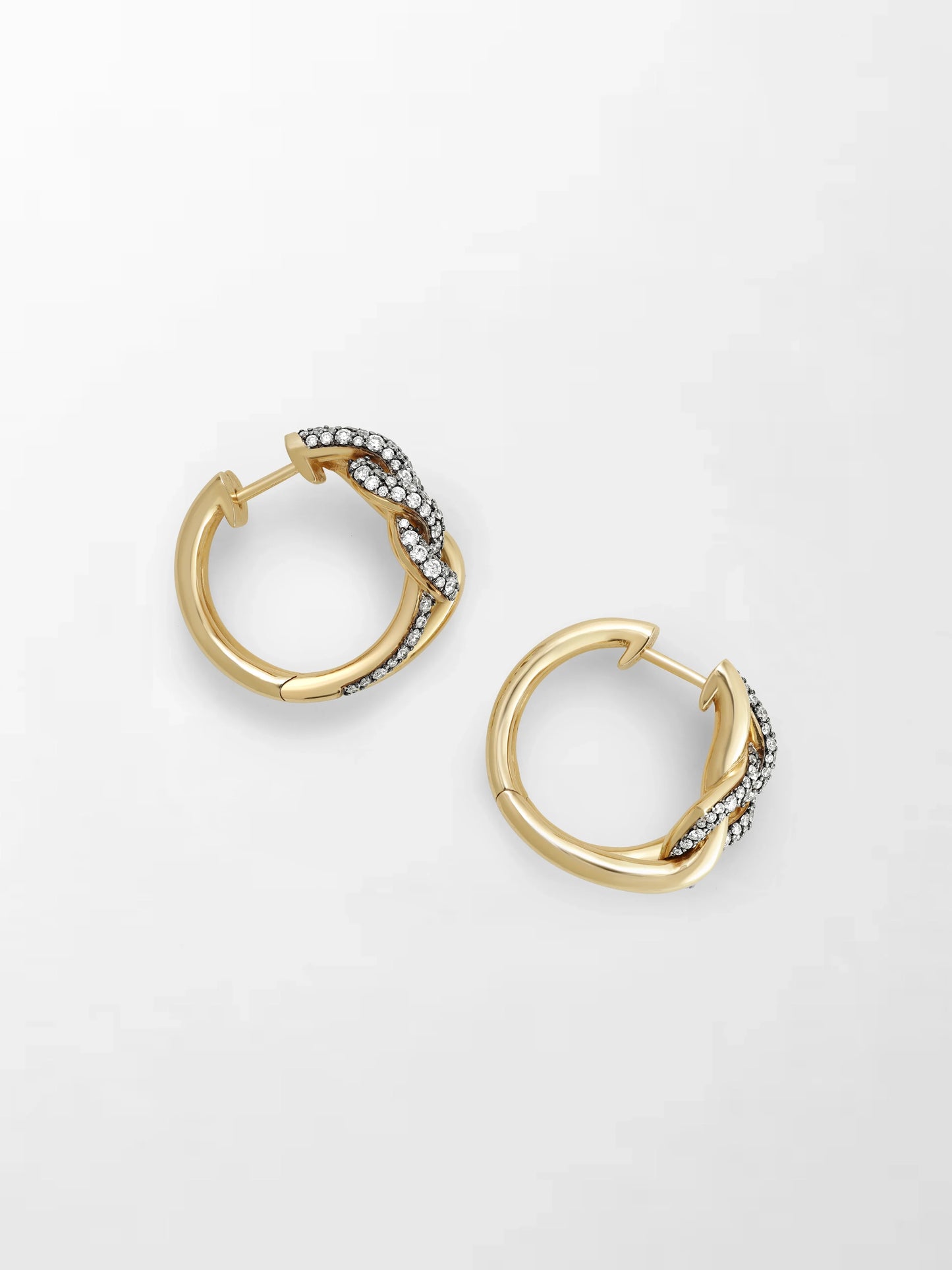 Heart Knot Hoops