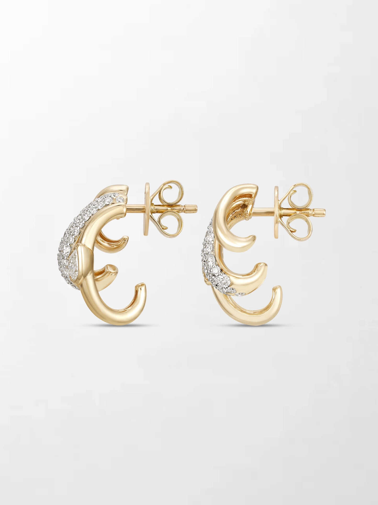 Pear Claw Earring