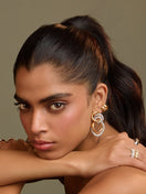 Diamond Trio Blaze Earrings