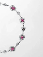 Black Rose Ruby Necklace