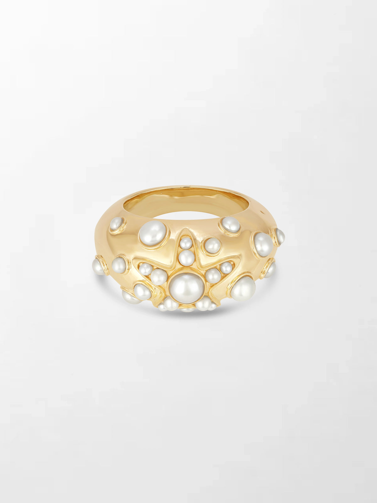 Pearl Reef Gold Ring