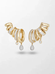 Drop Claw Climber Earring