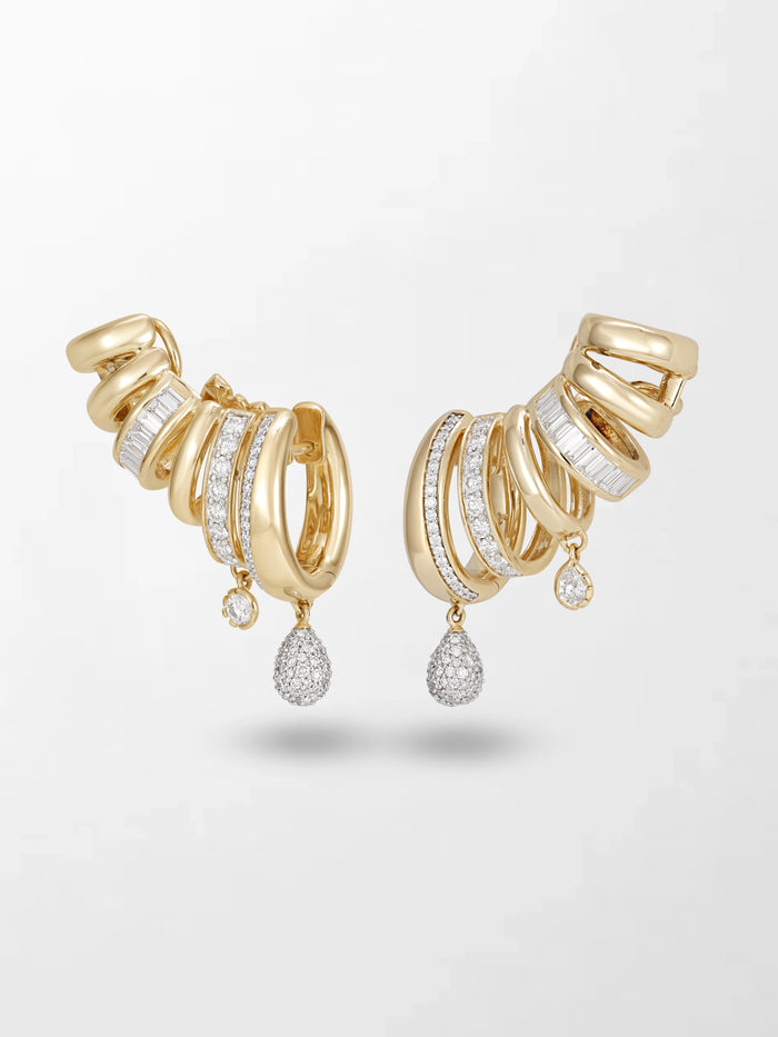 Drop Claw Climber Earring