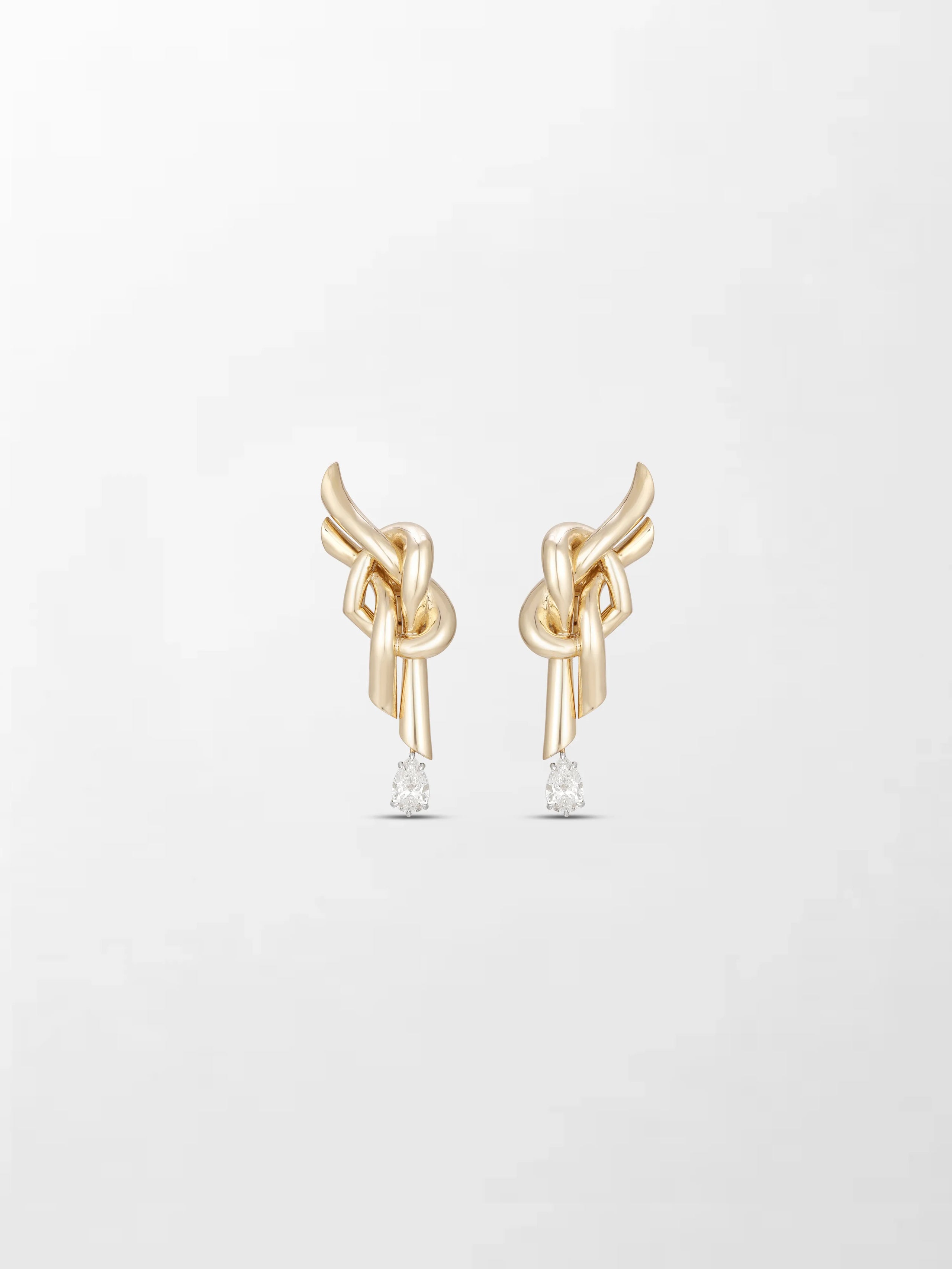 Heart Knot Earring