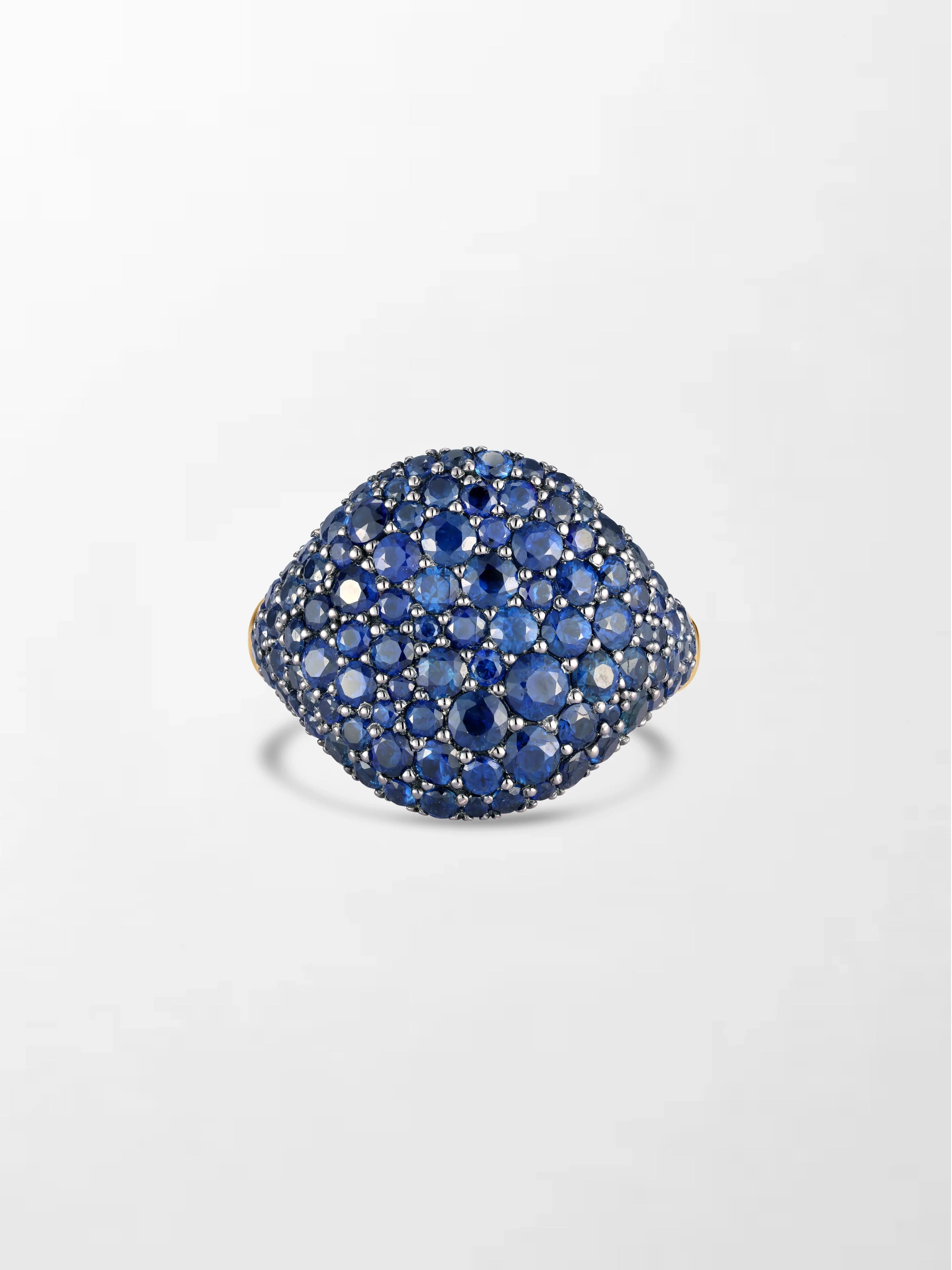 Sapphire Plush Ring