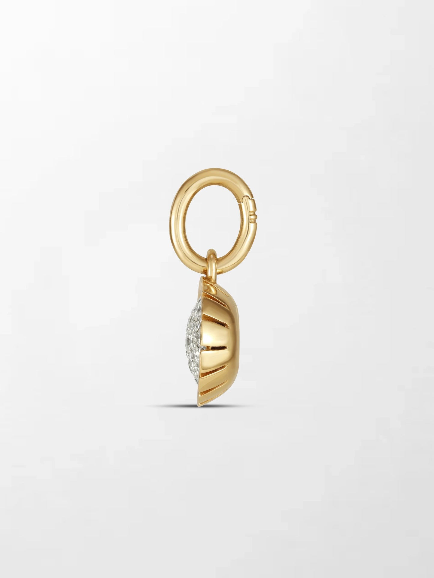 Split Bezel Pavé Pendant