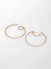 2 inch Split Bezel Double Hoop