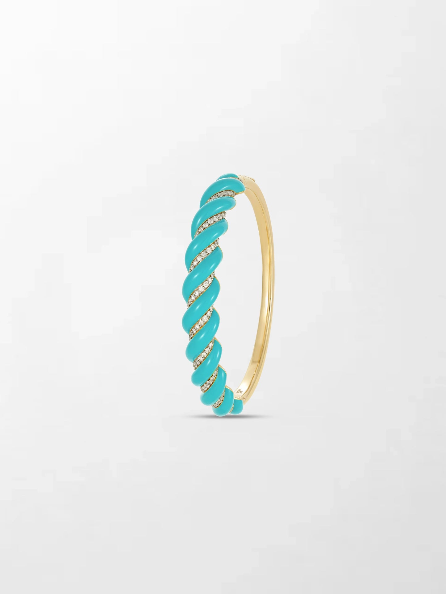 Turquoise Hinged Bracelet