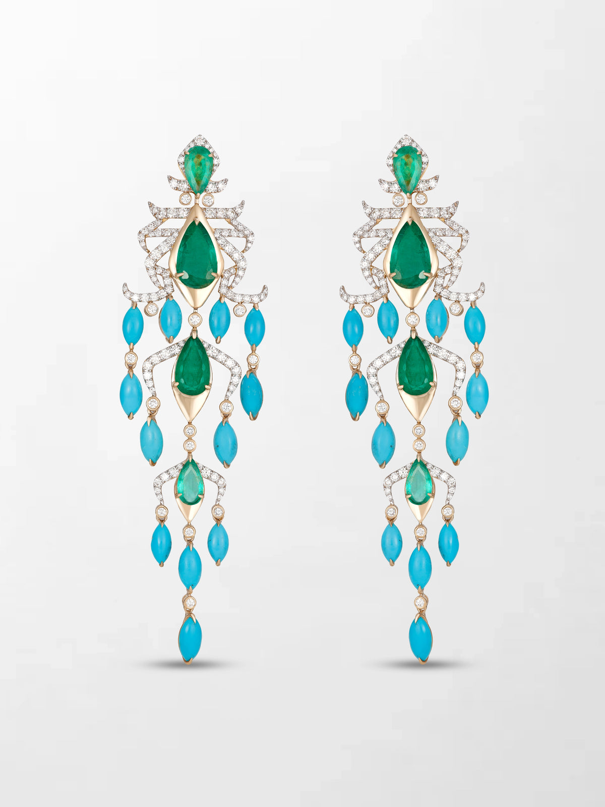 Azure Court Turquoise Chandelier