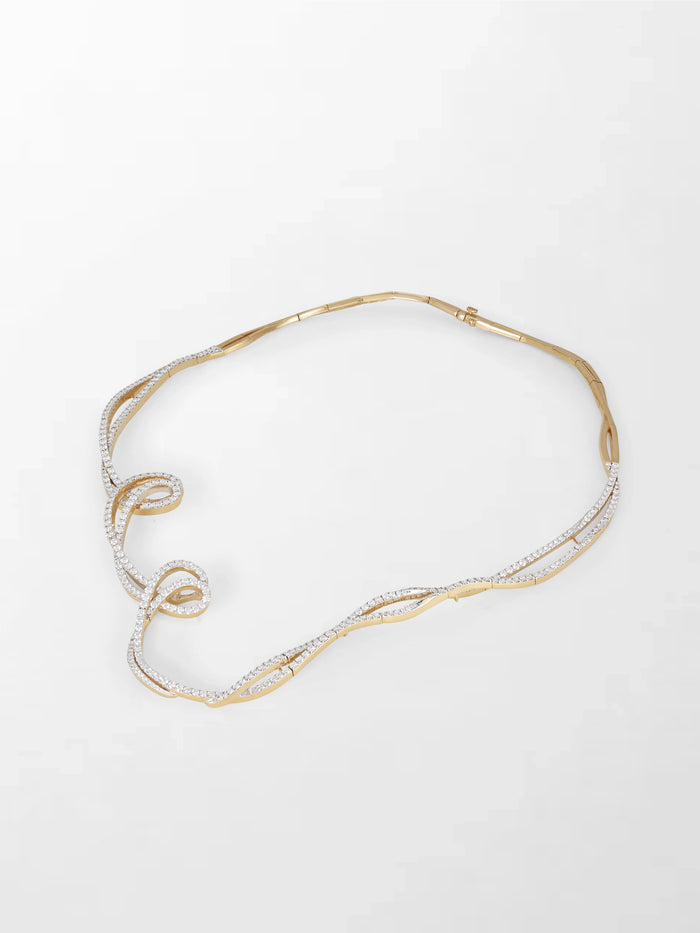 Twirl Wave Necklace
