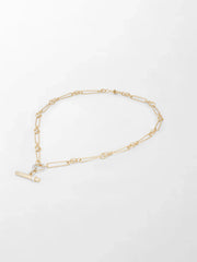 Polka Dot Link T-Bar Chain