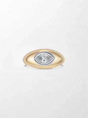 Marquise Canvas Ring