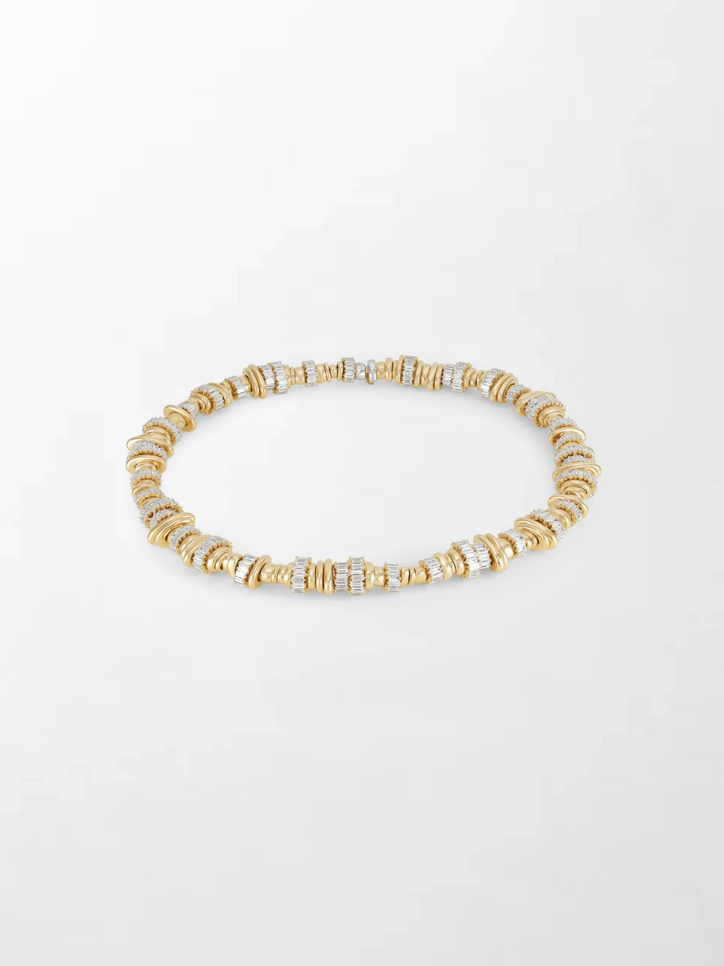 Rondelle Baguette Necklace