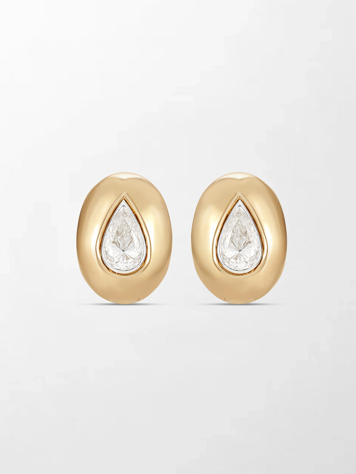 Pear Curve Huggies