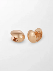 Rose Curve Huggies 18K