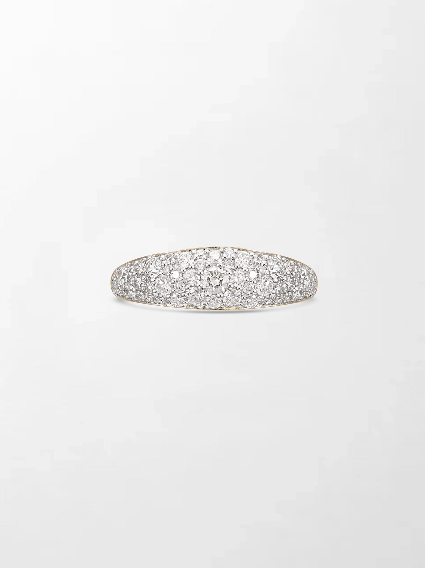Sleek Pave Diamond Band