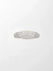 Sleek Pave Diamond Band