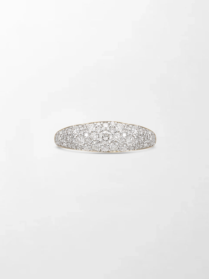 Sleek Pave Diamond Band