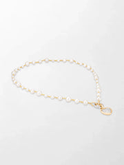 Akoya Pearl Necklace with Split Bezel Heartlight Pendant