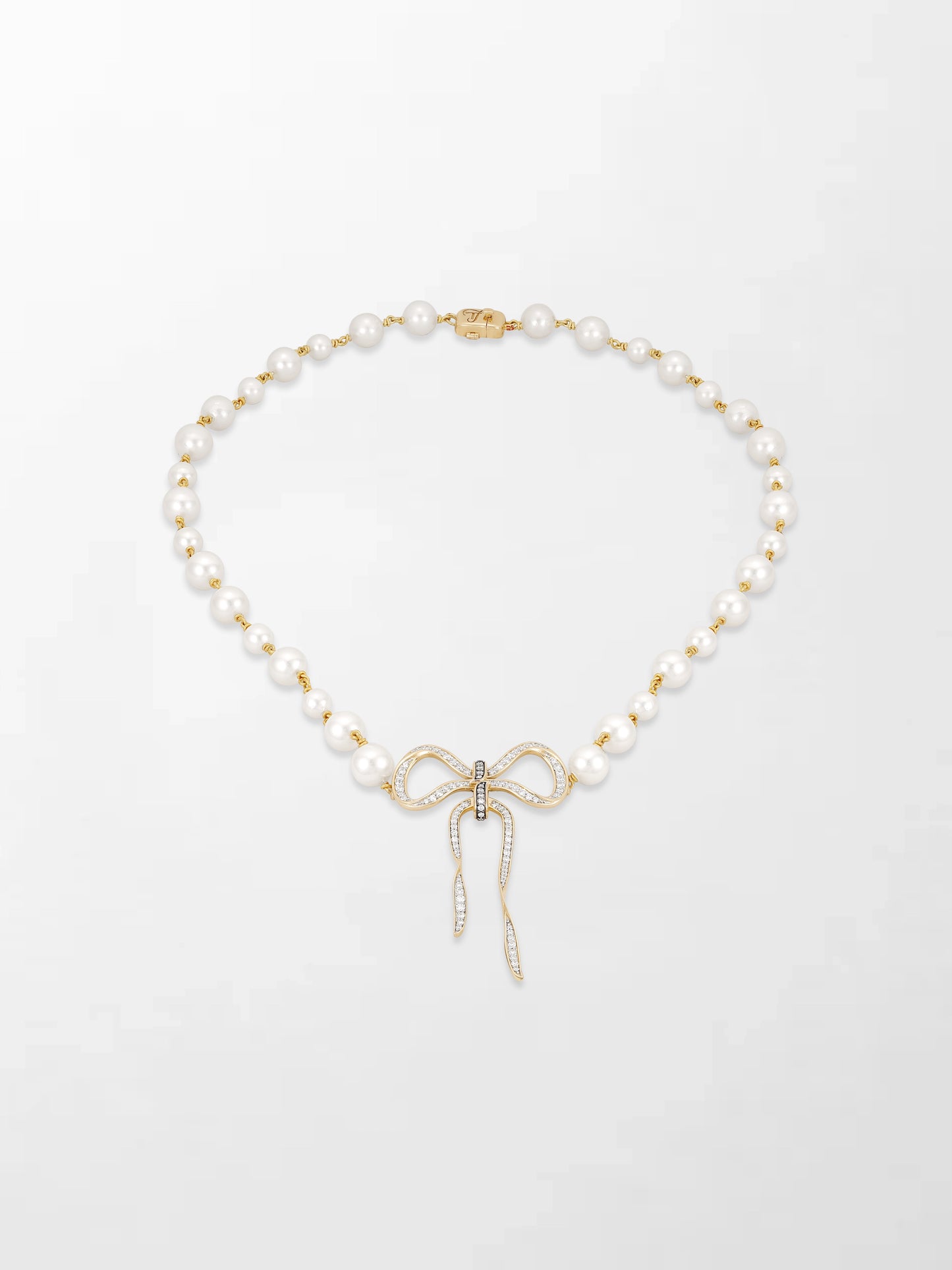 Akoya Pearl Flick-Tie Necklace