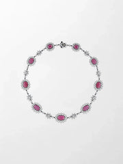 Black Rose Ruby Necklace