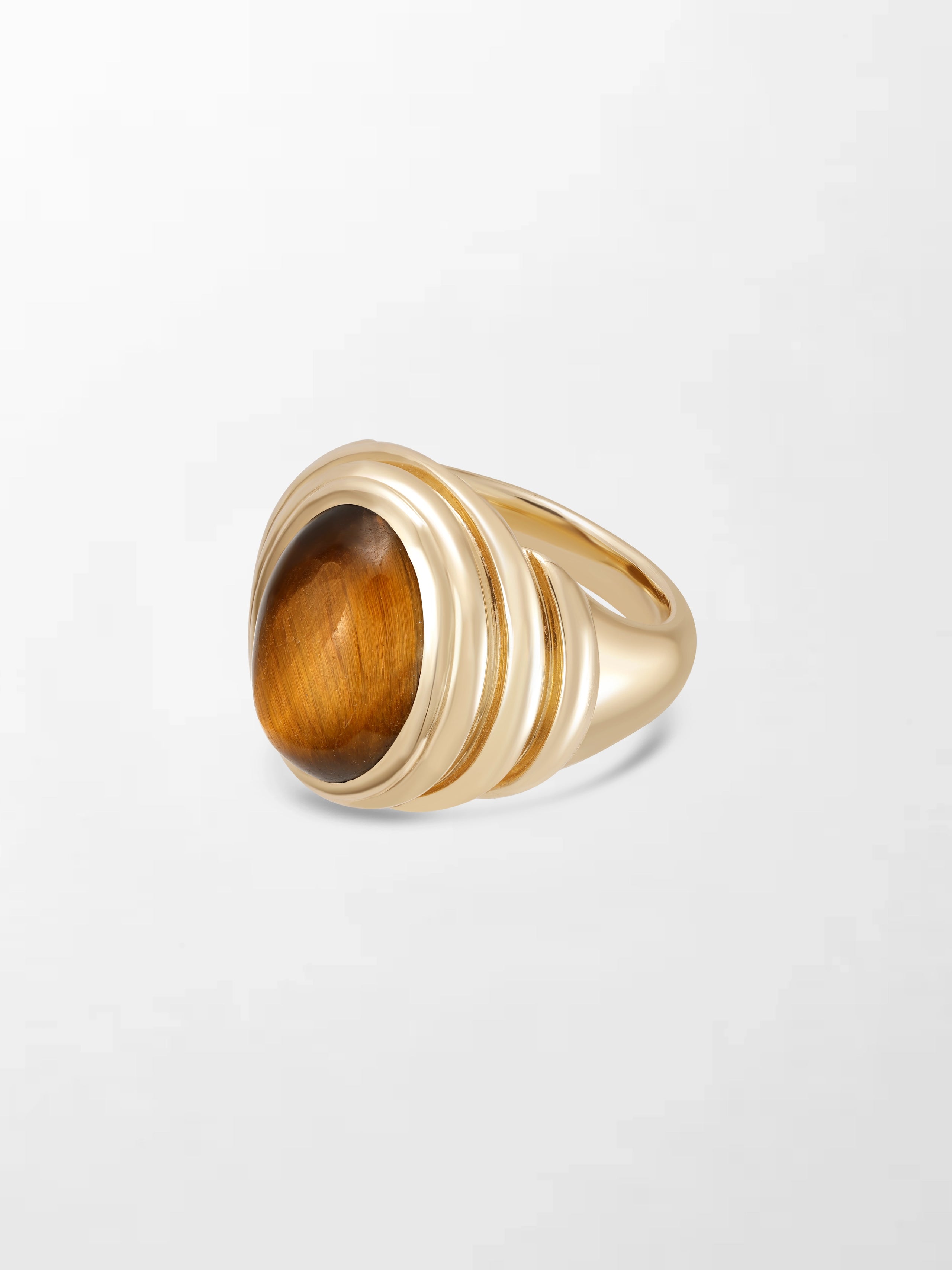 Tiger's Eye Gold Ring