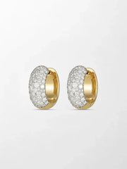 Classic Diamond Hoop