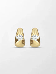 Solitaire Flick Earrings