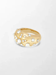 Pearl Reef Gold Ring