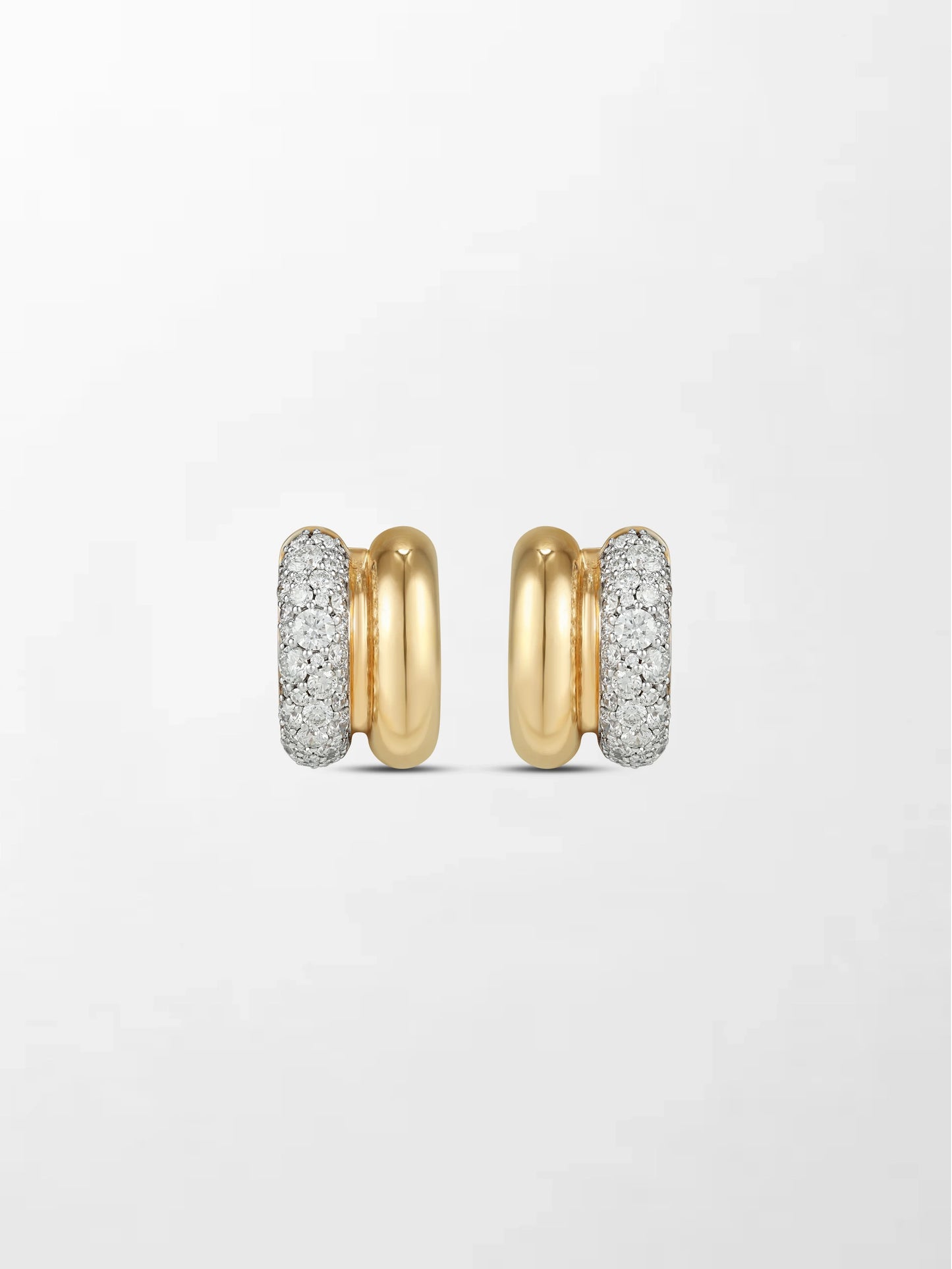 Duo Pavé Huggie