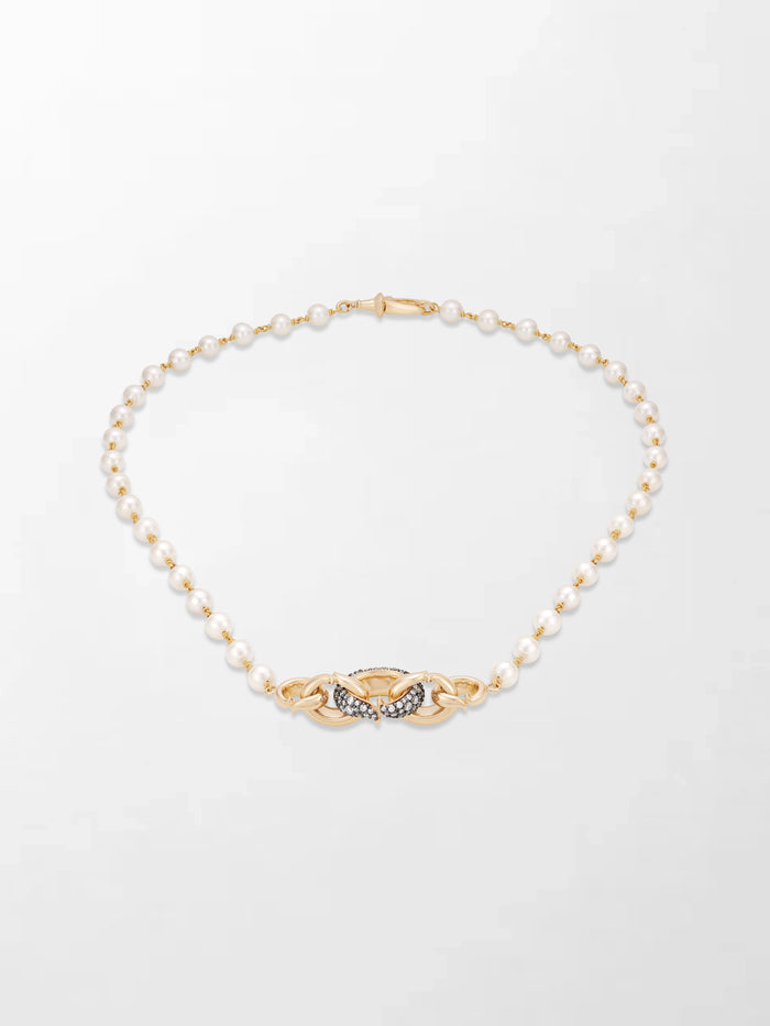Akoya Pearl Flick Necklace