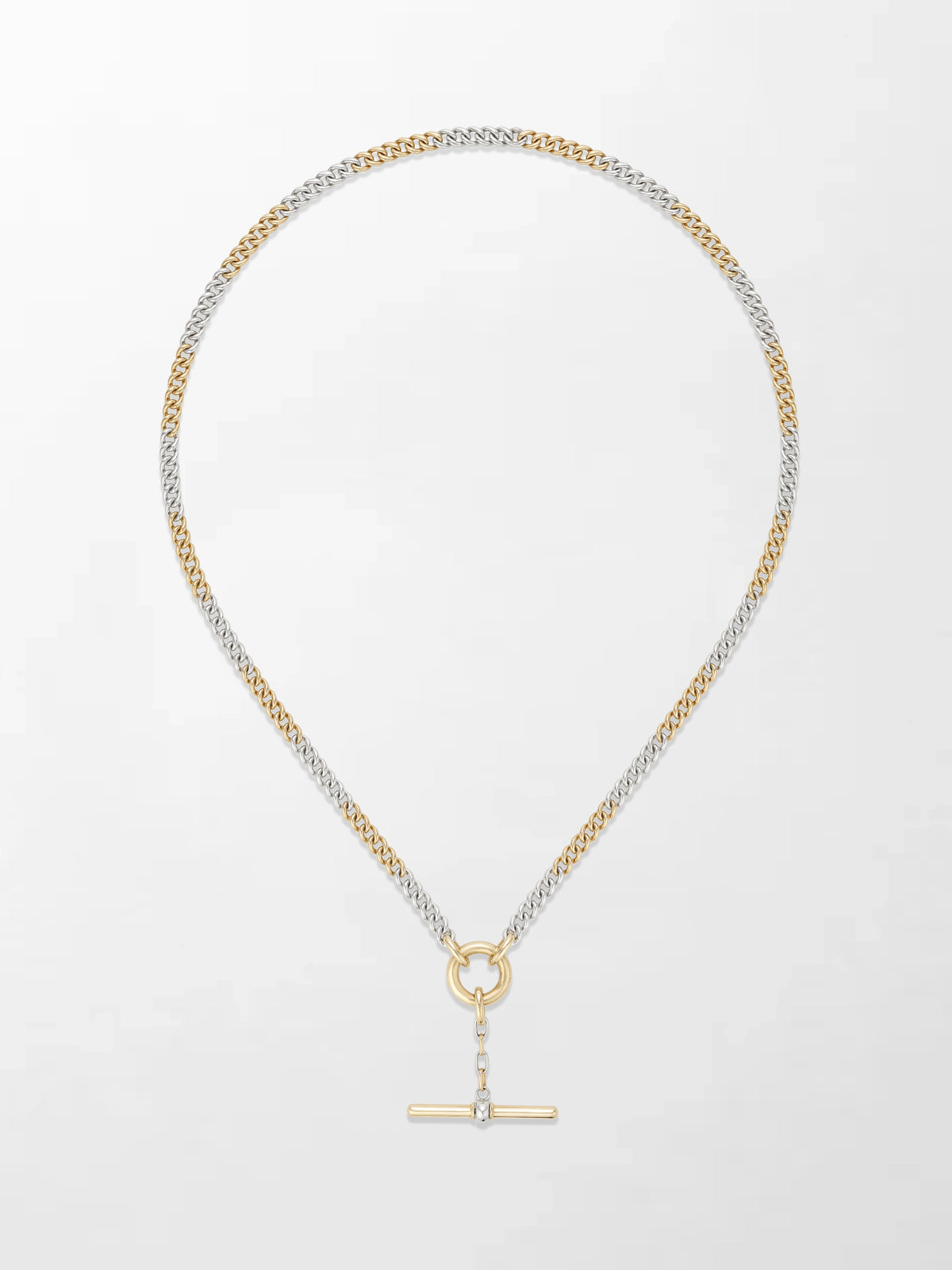 White and Gold T-Bar