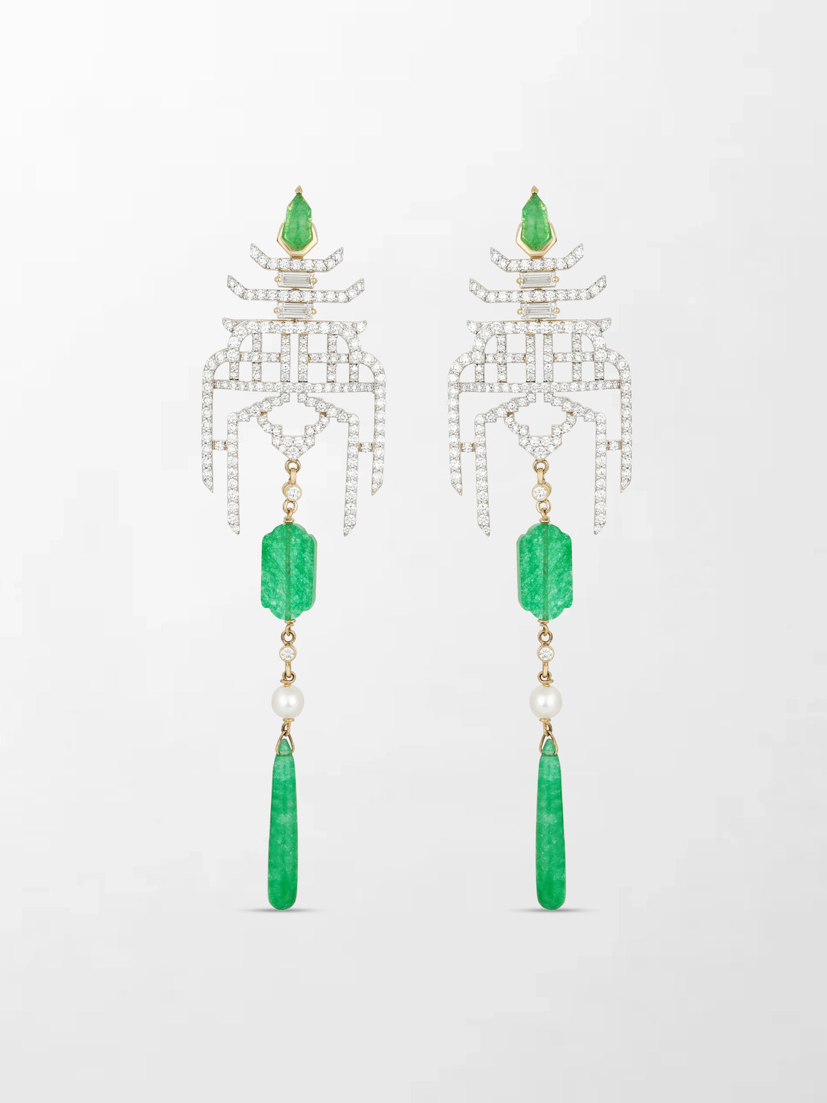 Moon Gate Chandelier Earring