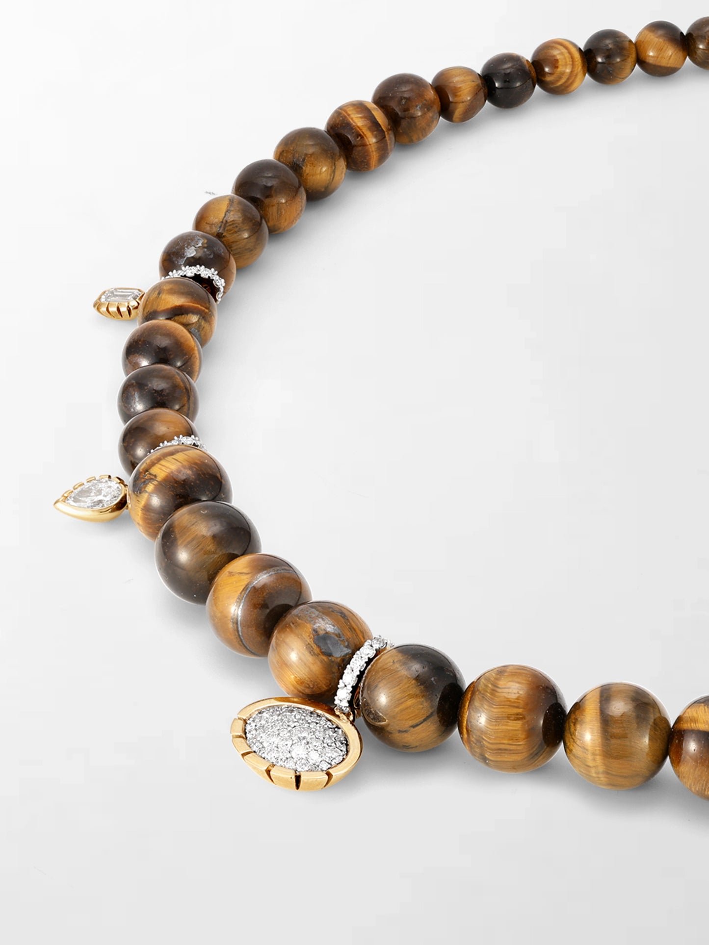 Tiger’s Eye Charm Necklace