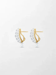 Grid Diamond Earring