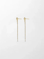 Long Split Bezel Cascade Earring