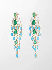 Azure Court Turquoise Chandelier