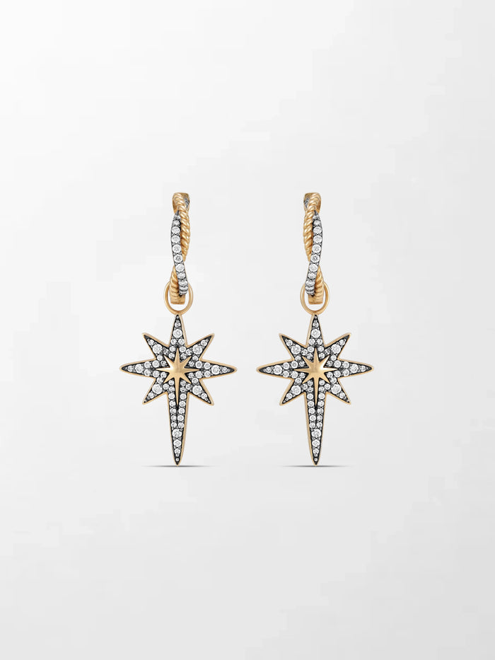 Victorian Star Drop Earrings