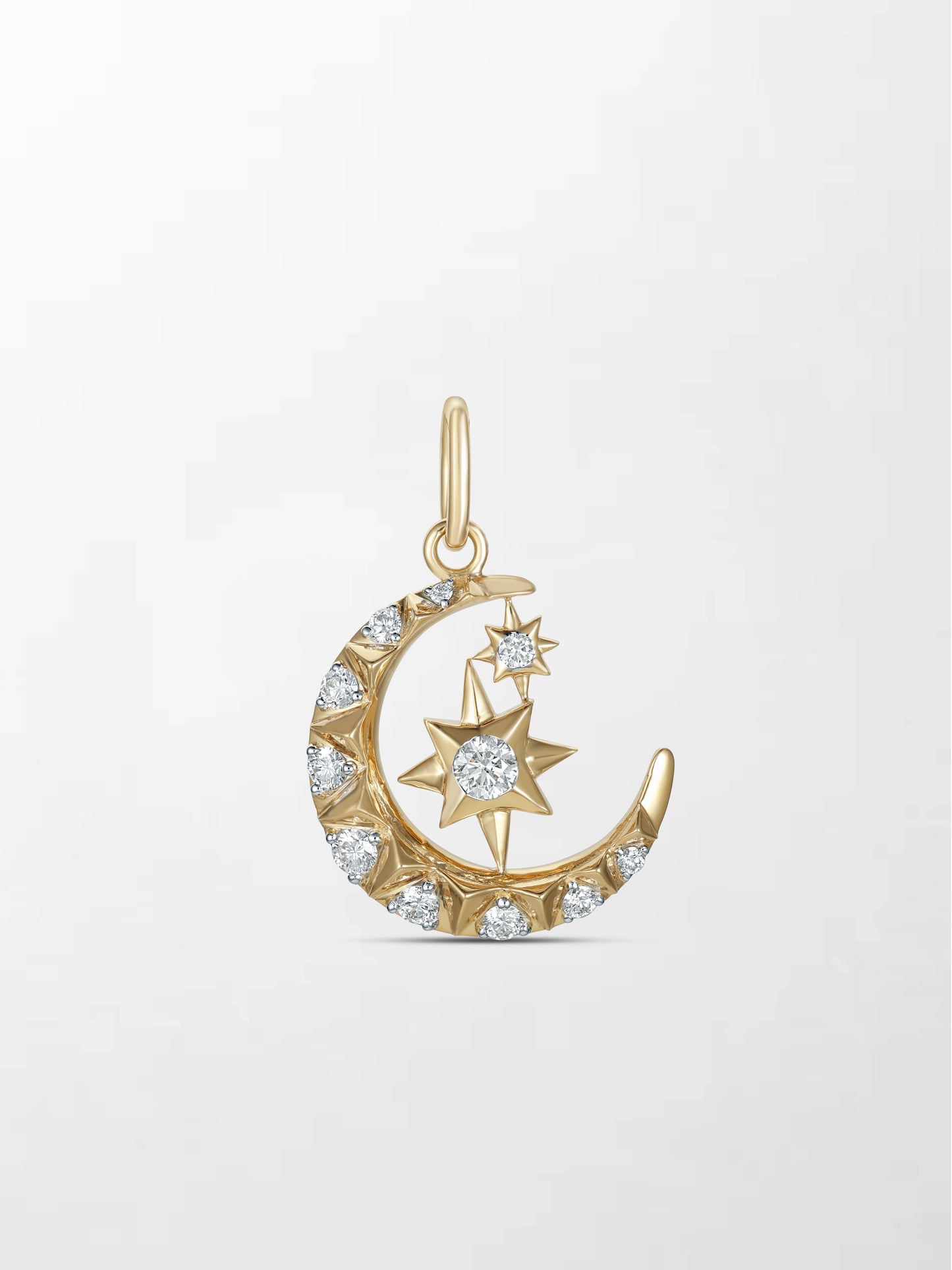 Starlit Moon Diamond Multiwear Pendant