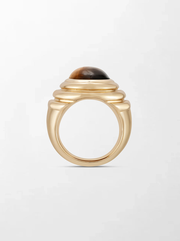 Tiger's Eye Gold Ring