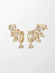 Crescent Climbers Earring