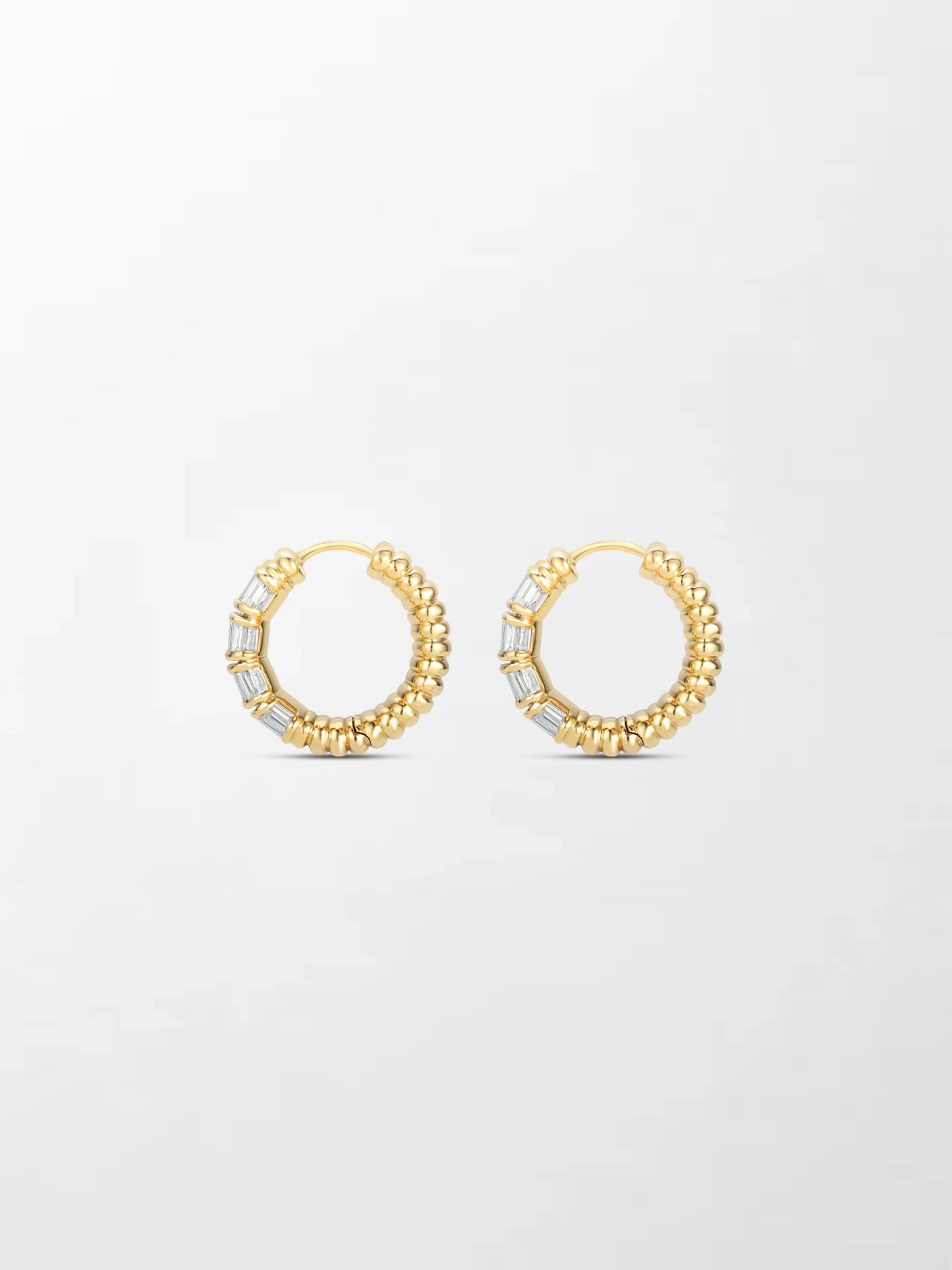 Baguette Hinge hoops