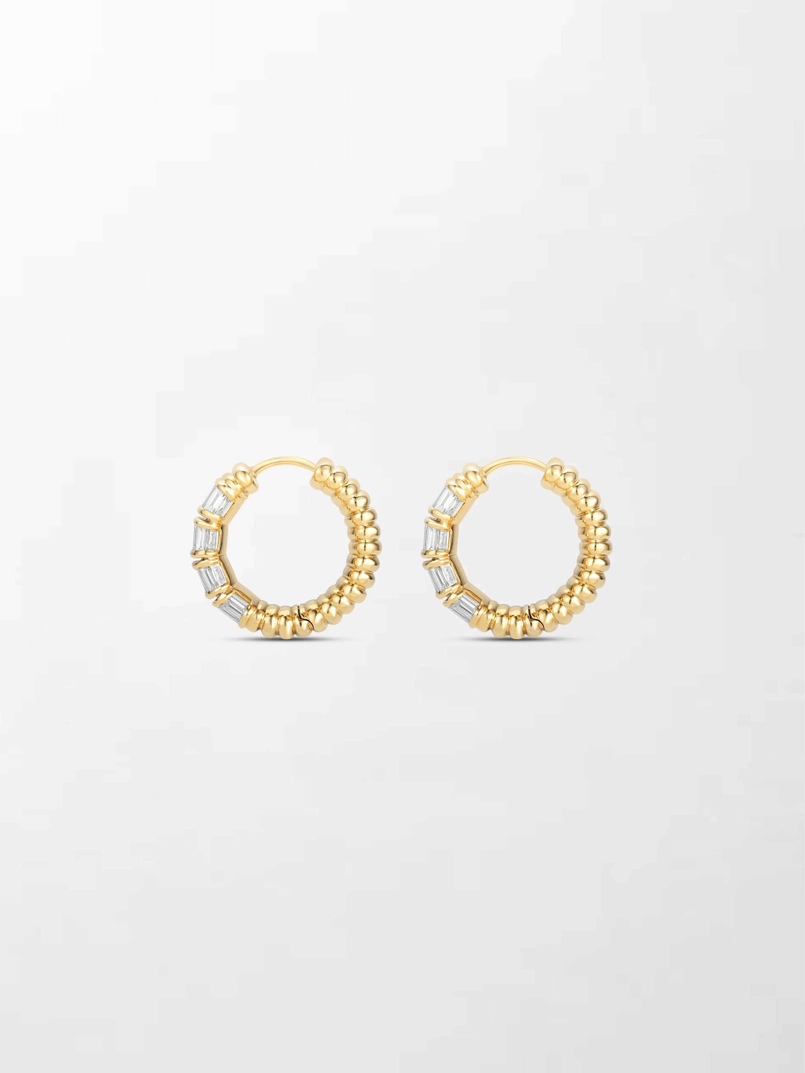 Baguette Hinge hoops