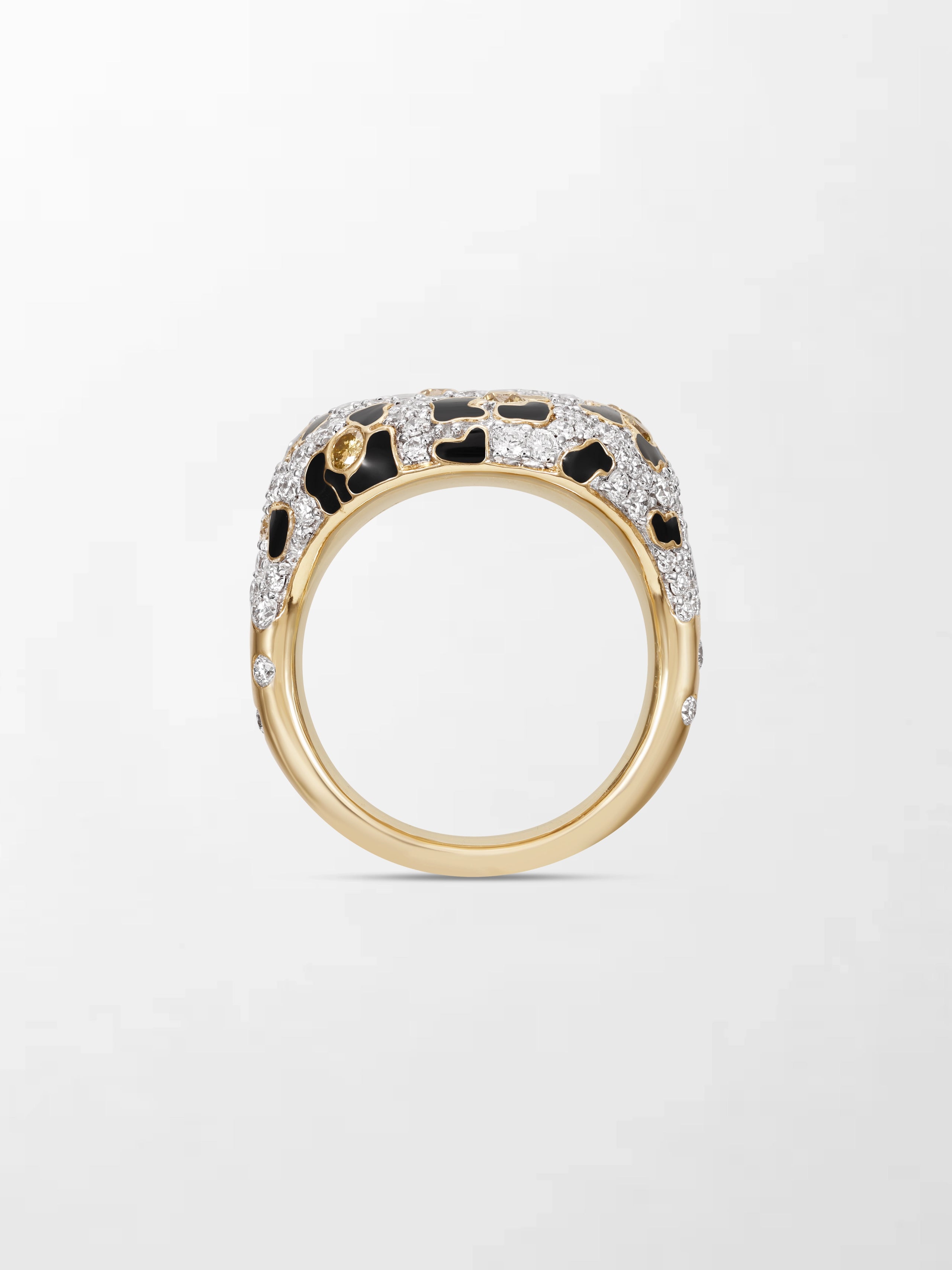 Leopard Diamond Ring