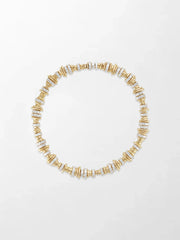 Rondelle Baguette Necklace