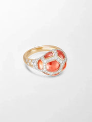 Giraffe Hessonite Ring
