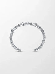 Snow Rondelle Stack Bracelet