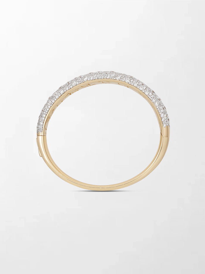 Diamond Pave Wave Bracelet